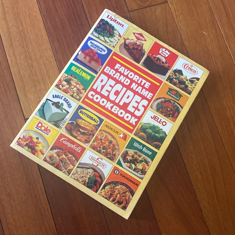 Brand name Recipes Cookbook coffee Table Book